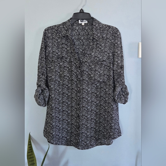 Express Tops - Black and White Women's Top